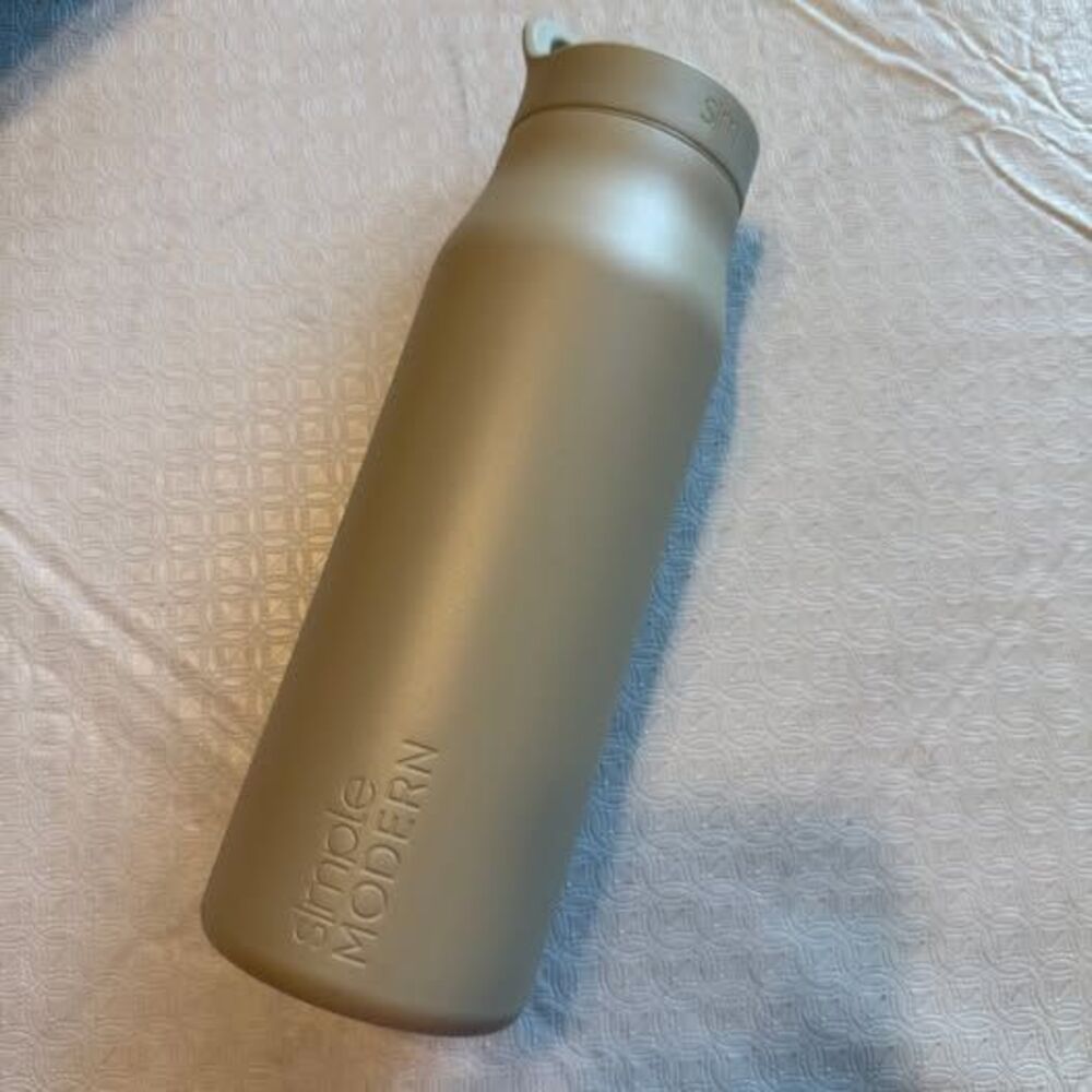 Simple Modern Mesa 34oz Water Bottle - Almond Birch
